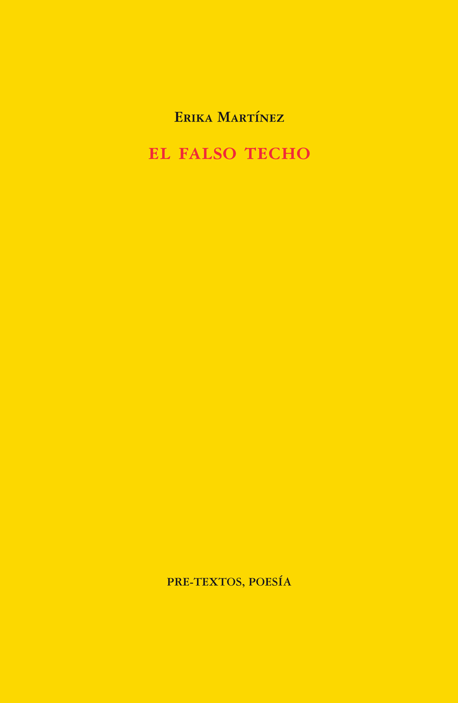 El falso techo