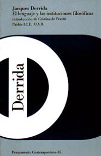 El lenguaje y las instituciones filosóficas