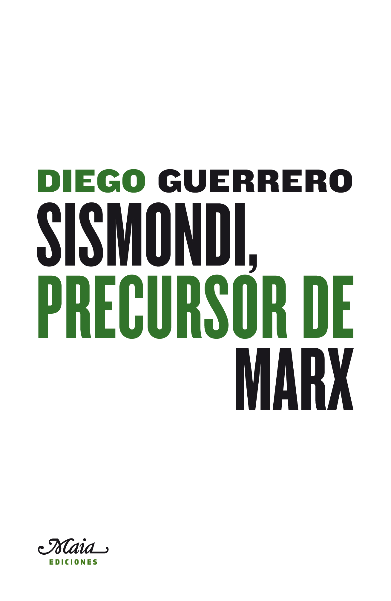 Sismondi, precursor de Marx