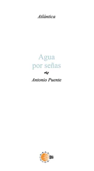 Agua por señas