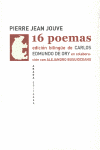 16 poemas (edición bilingüe)