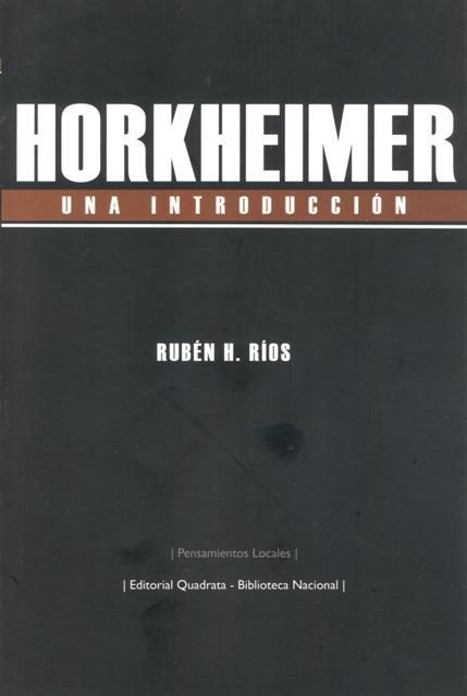 Horkheimer una introducción