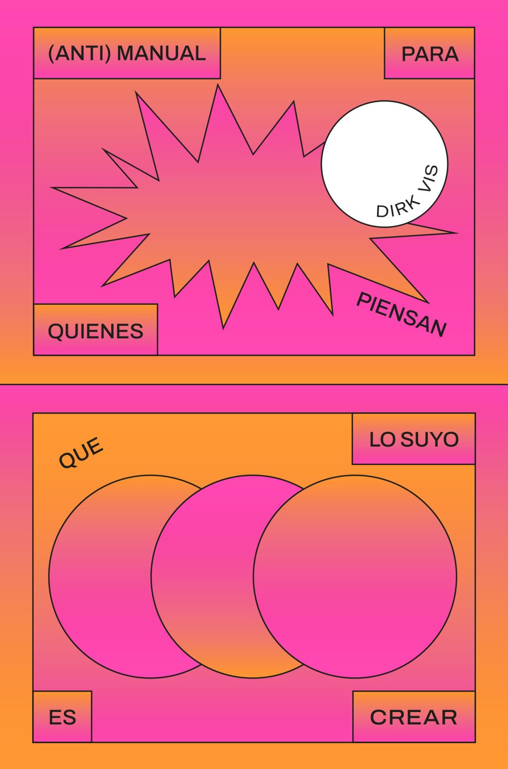 (Anti)manual para quienes piensan que lo suyo es crear